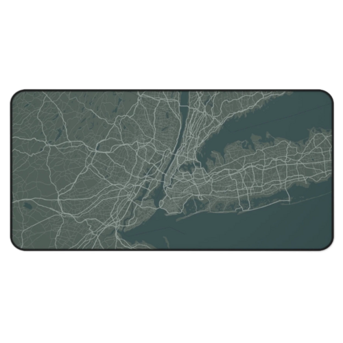 New York Map Desk Mat